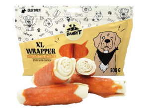 MR.BANDIT WRAPPER XL CHICKEN STICKS/TĪTAS Vistas nūjiņas 500G